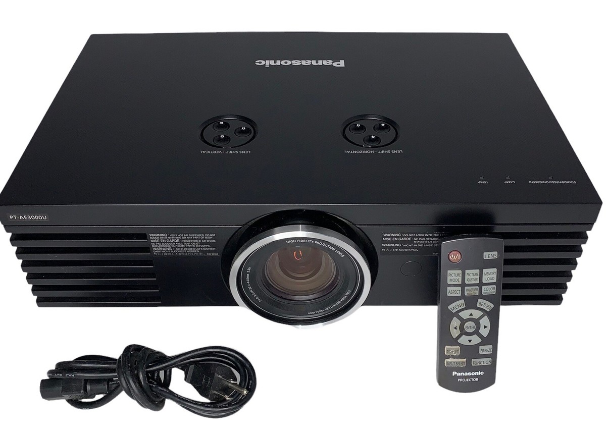 OEM PANASONIC PT-AE3000 HOME THEATER PROJECTOR, LCD FULL HD