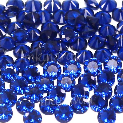 Natural Montana Blue Sapphire Certified 2.60 MM Round Shape Gemstone 100 Pc Lot