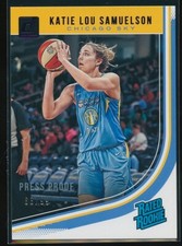 Katie Lou Samuelson 2019 Panini Donruss WNBA Press Proof Purple /99 Rookie RC