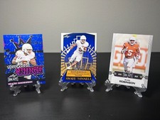 2023 Leaf Draft - 3 Card Bijan Robinson (RC) (Blue) NM Lot