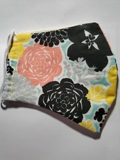 Handmade face mask washable and reusable new with filter pocket