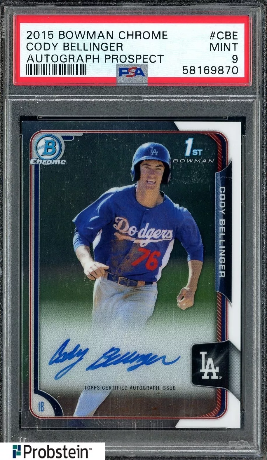 Cody Bellinger trading card