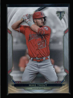 MIKE TROUT 2019 TOPPS TRIPLE THREADS #73 ANGELS BASECARD AZ2374