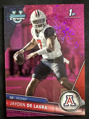2023 Bowman U FB Jayden De Laura Fuscia Mini Diamond Refractor /150 Arizona