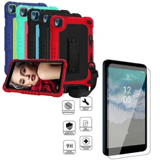 For Nokia T10 8.0 in 2022 Tablet Case with Stand Shoulder Strap,Screen Protector