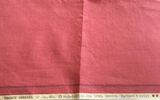 Moda French General La Rose Rouge Faded Red Solid 13529 19 18 x 32