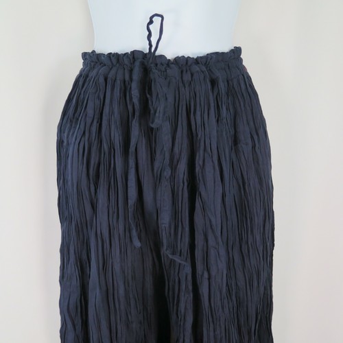 Harem Pants | Cuffed | Mull Cotton | Coverup | Summer | Handmade | L-XL | Blue - Picture 4 of 5