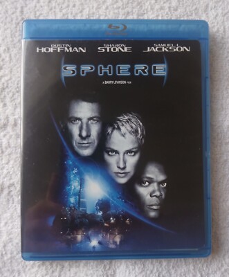 Sphere (Blu-ray, 1998) Sharron Stone Dustin Hoffman Samuel Jackson rare OOP