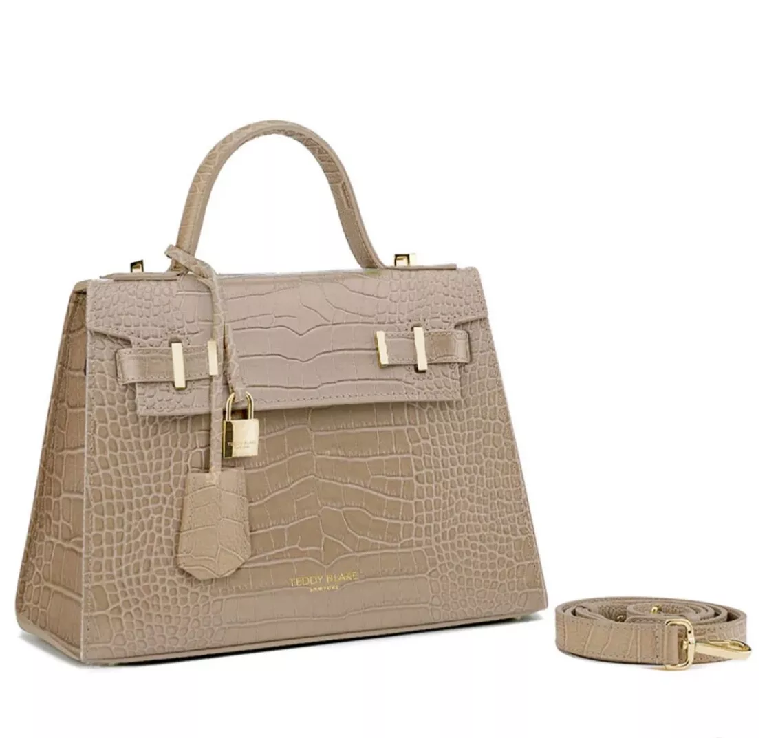 TEDDY BLAKE Crocodile effect Handbag