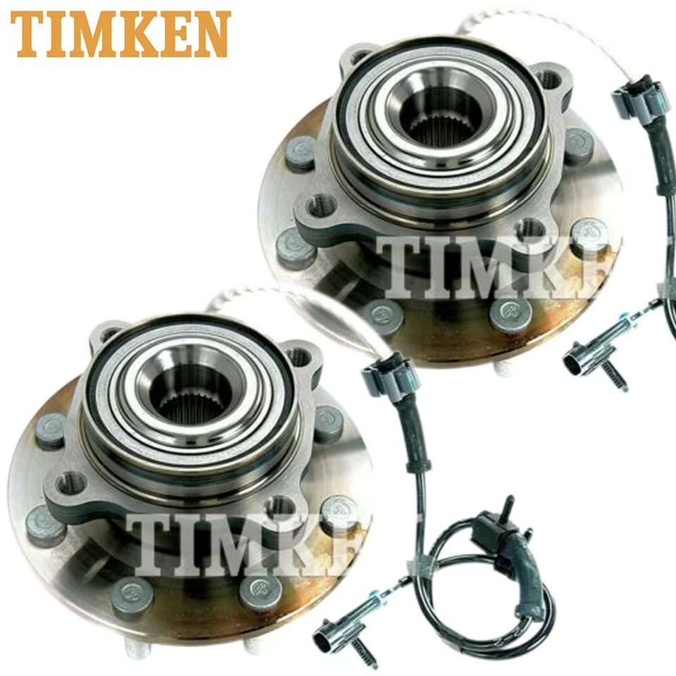 2x Cojinete de rueda delantera y buje Timken para Silverado GMC Sierra 3500 2001-2006 4x4 Foto 4 de 4
