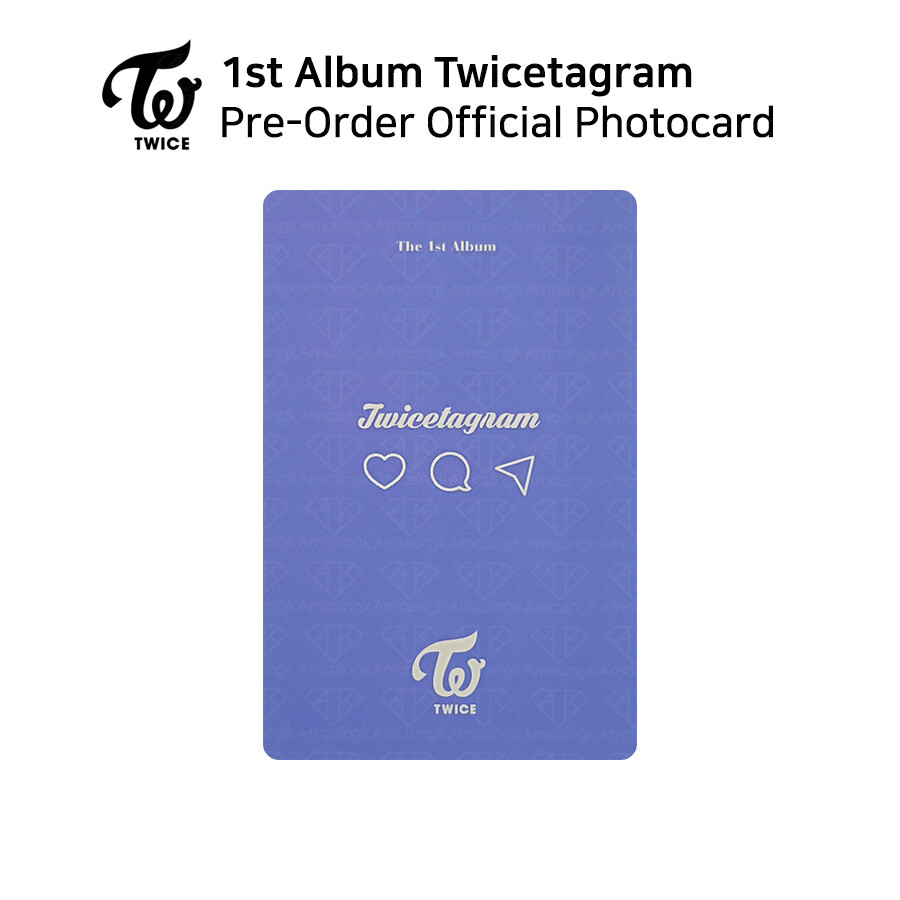 TWICE 1st Album Twicetagram Likey Official Photocard Pre order