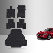 Toughpro Full Set Floor Mats Black For Acura Rlx All Weather 2014-2020