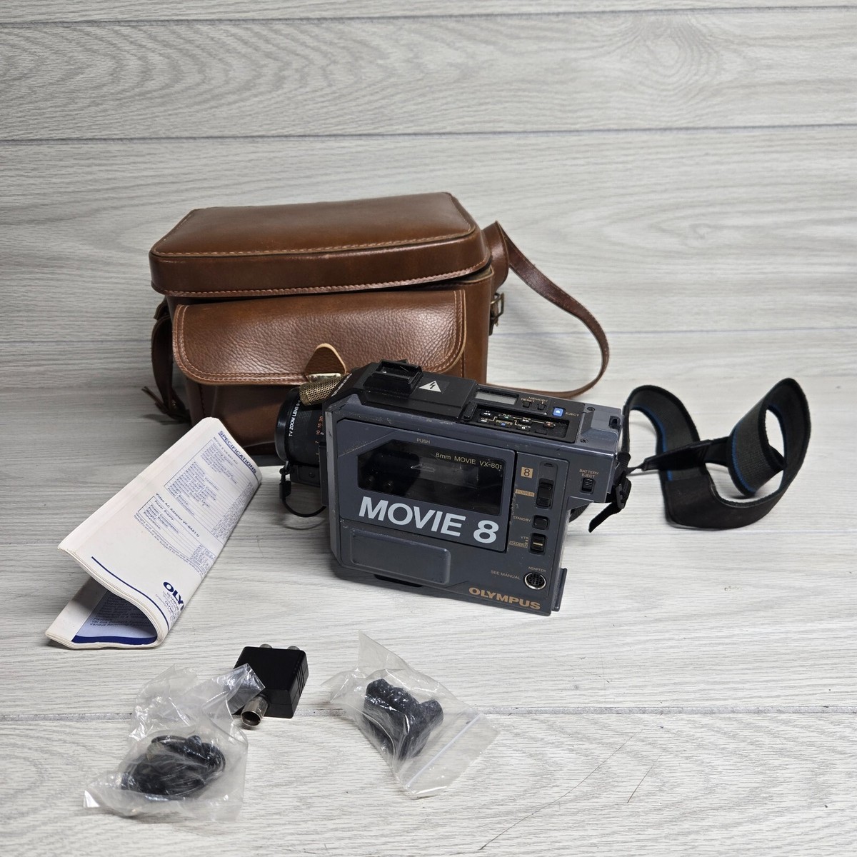 OLYMPUS Movie 8 VX-801 U Video Camera Camcorder With Manual and