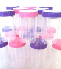 10 Pill Bottle Jars McStuffins pink purple Party Favor Containers 4314 USA