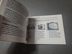 NOTICE pour jeu Mission Impossible Nintendo NES  FRA