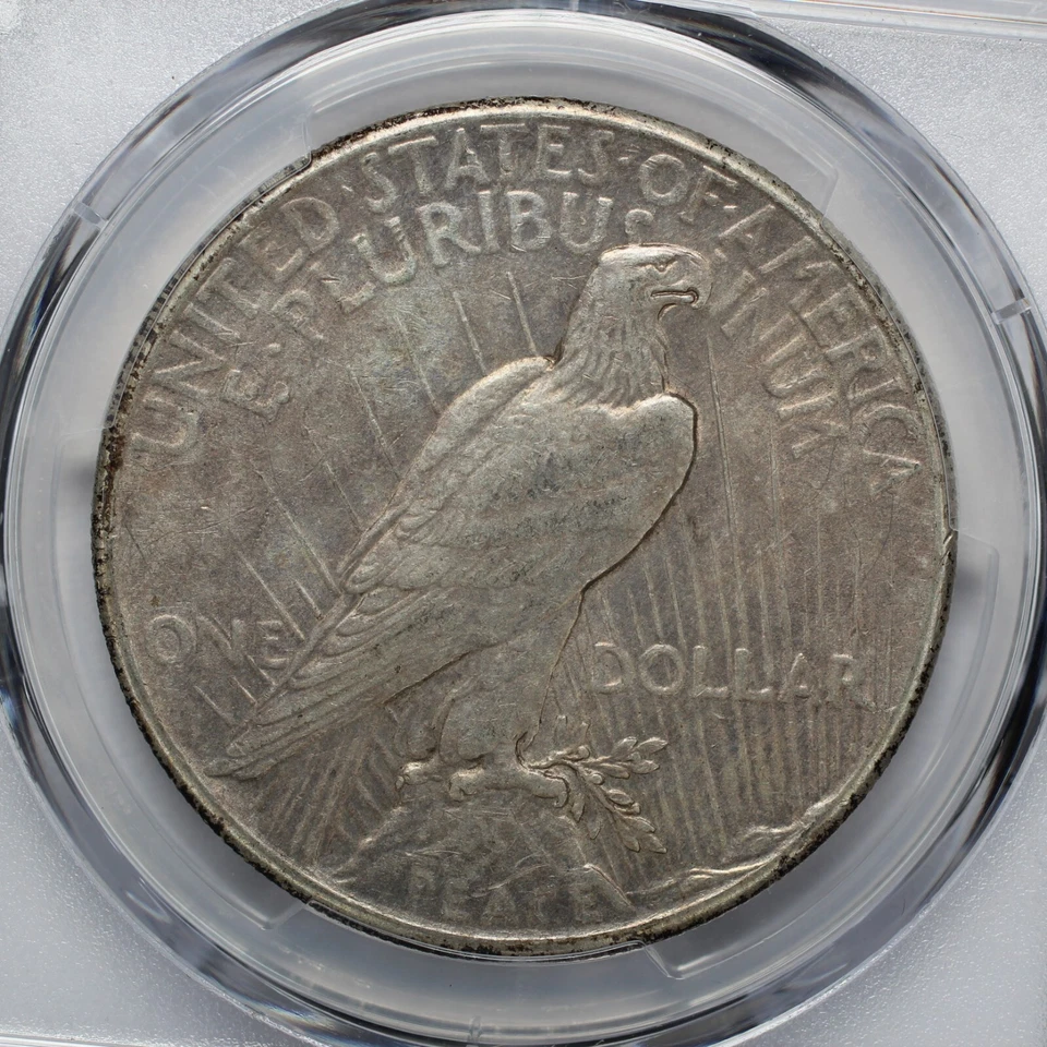 1928 Peace Silver Dollar PCGS XF45 - Image 4 of 4