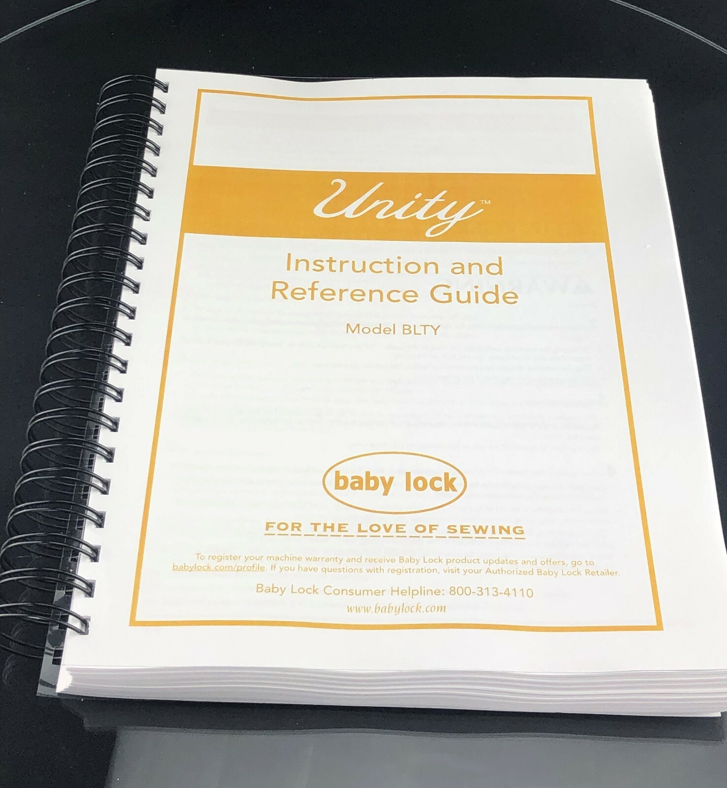 Baby Lock Unity BLTY Manual 329 Pages Instructions User Guide