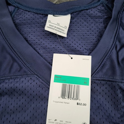 Nike Vapor Varsity Football Practice Navy Trikot Shirt Herren Gr. XL 908729-419 - Bild 4 von 4