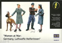 Master Box Mb 3557 Women At War - Germany Luftwaffe Helferinnen - 1:35