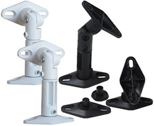 VS Home Theater Satellite Speaker Tilt and Swivel Wall/Ceilings Mounts Brackets