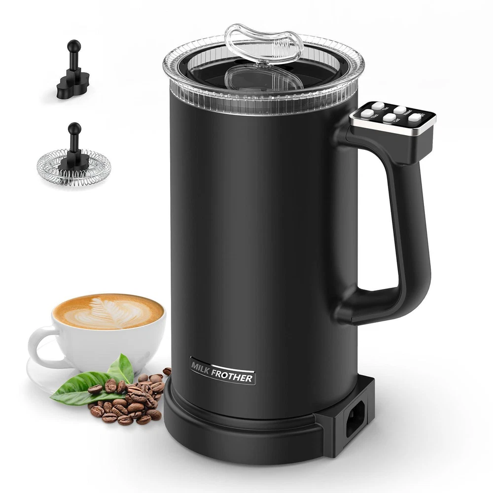 Milk Frother 11.8oz/350ml Warm Milk Foam Making for Macchiato Cappuccino
