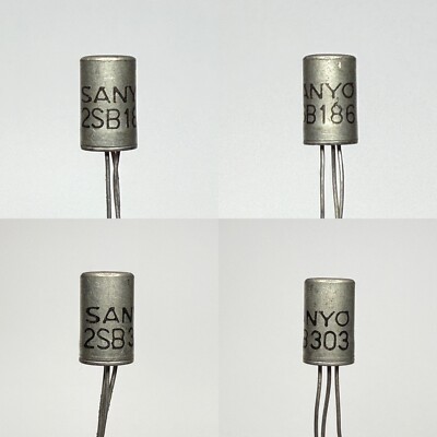 NOS Sanyo 2SB186 2SB303 Germanium PNP Transistor 1pcs *Tested Hfe/Leakage* Fuzz