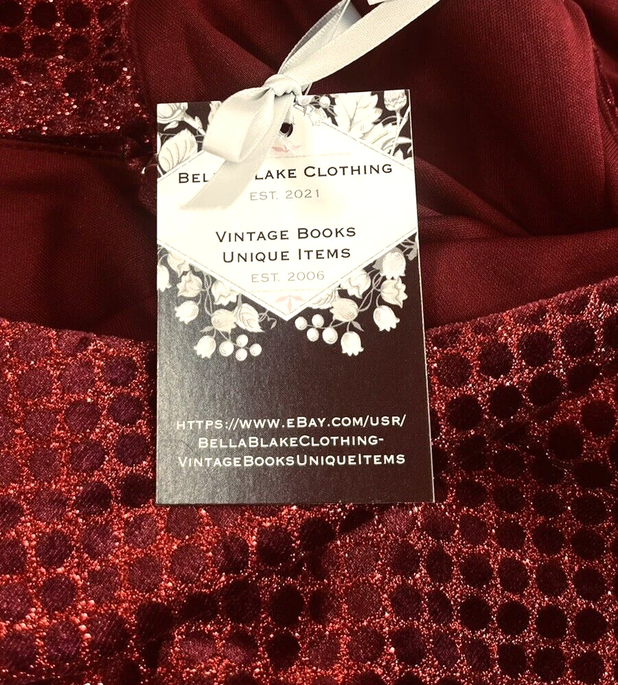 Abito natalizio Honey and Rosie S Juniors festa scollo a V scintillante ballo di San Valentino