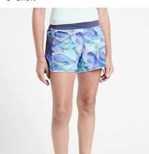 Athleta Girl Record Breaker 3" Shorts Printed Girls Size XL New with Tags  36