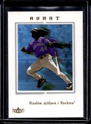 2003 コロラド　ロッキーズ プレストン　ウィルソン 2003 Fleer Avant Preston Wilson RARE MINT #3 - Rockies | eBay