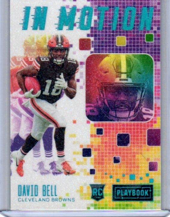2022 Panini Playbook - In Motion David Bell (RC) SSP Case Hit
