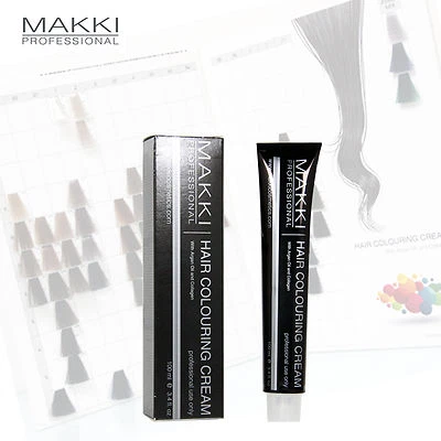 6 X 100ml Tubes MAKKI PROFESSIONAL HAIR COLOUR COLOR CREAM DYE TINT TRADE DEAL