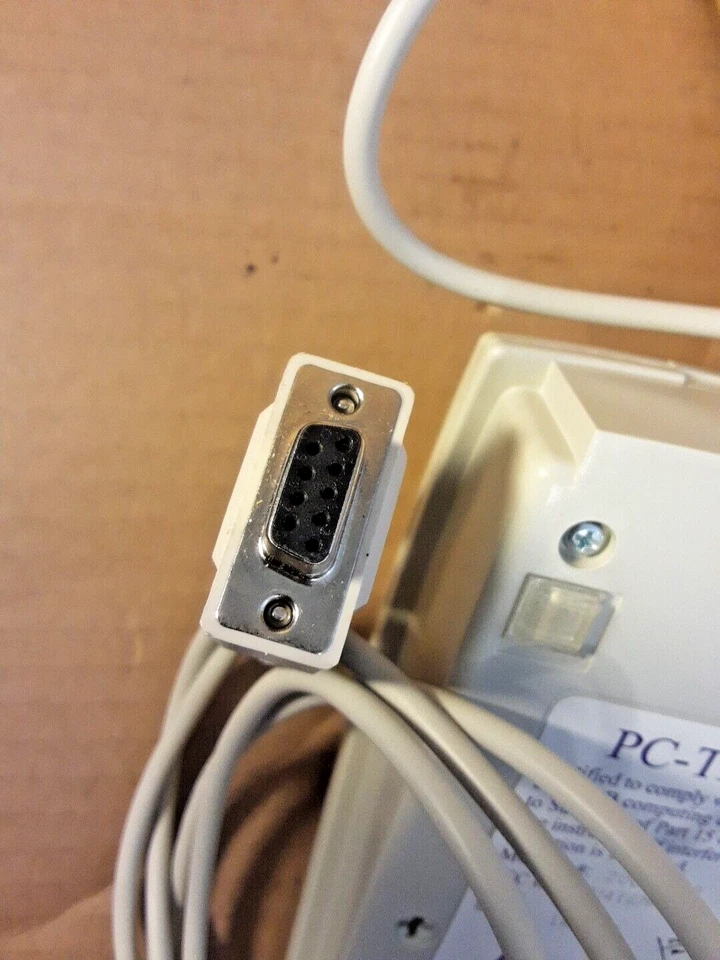 Vintage MicroSpeed 3-BUTTOM PC-TRAC Trak Ball Mouse 9 pin Serial ,BOXED - Image 4 of 4