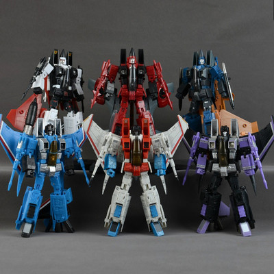 KBB Deformation Robot DECEPTICON Dirge Amjet Starscream Thrus Skywarp Figure New