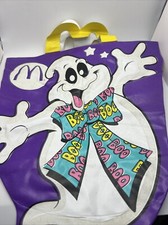 Vintage 1990s McDonalds Goast Halloween Happy Meal Vinyl Trick Or Treat Bag