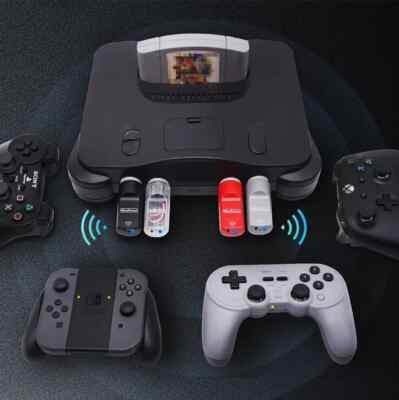Bluetooth Wireless Controller Receiver Adapter For (Nintendo 64) N64 BlueRetro