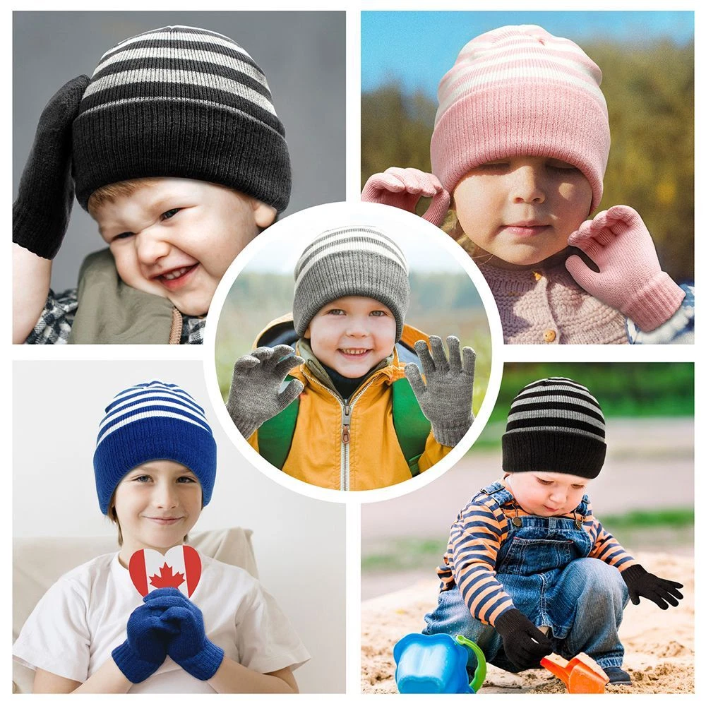 Baby winter hats and mittens 2025