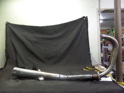 1982 KAWASAKI LTD 750 RIGHT SIDE EXHAUST MANIFOLD W/T TAIL PIPE | eBay
