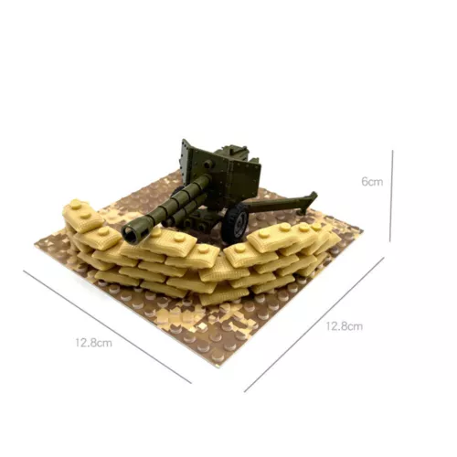 MOC Military WWII Modern Street Army Battle View Baseplate Weapon Bricks Set DIY - Picture 15 of 44