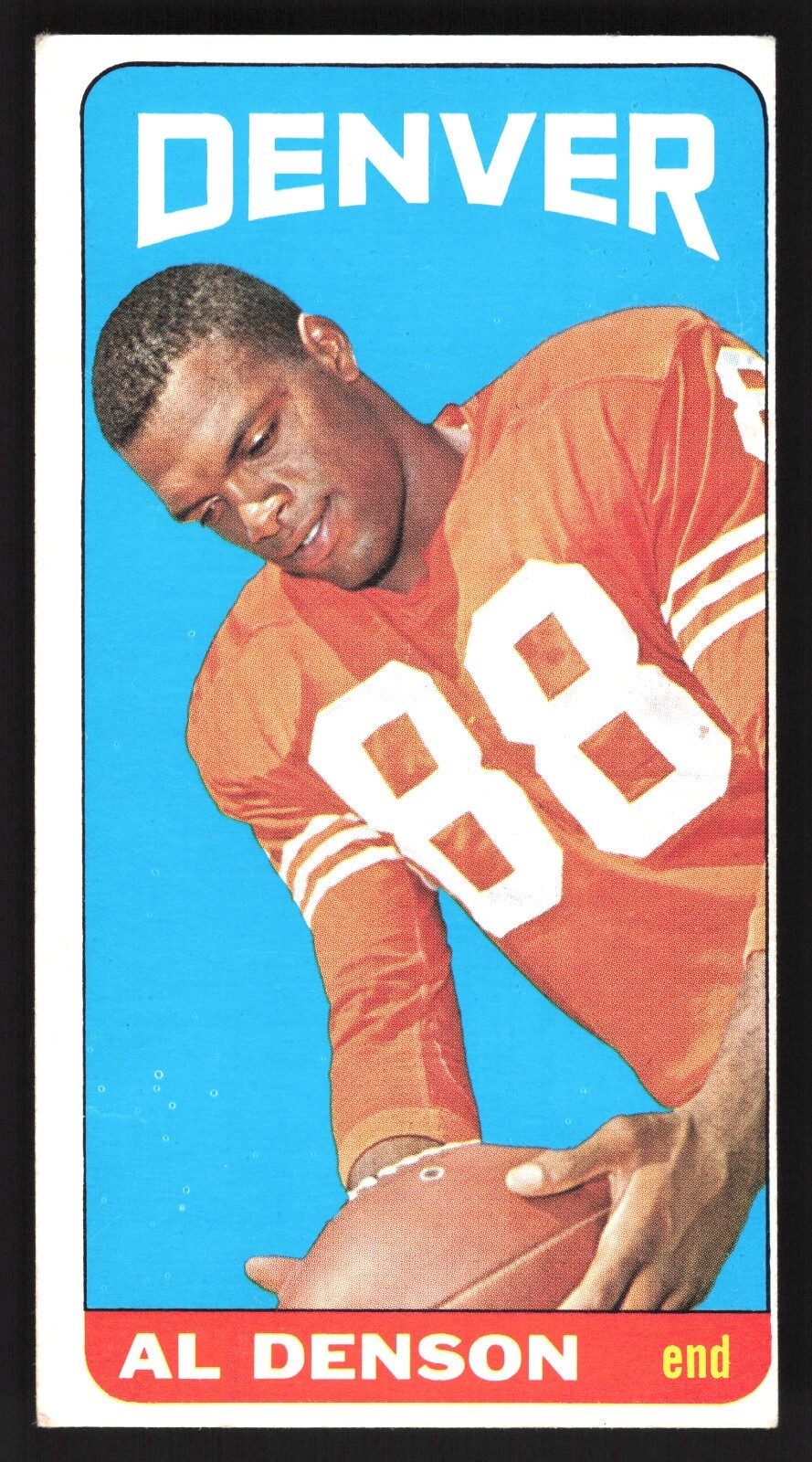 1965 Topps Al Denson Rookie #49 - Denver Broncos - RC VG-EX