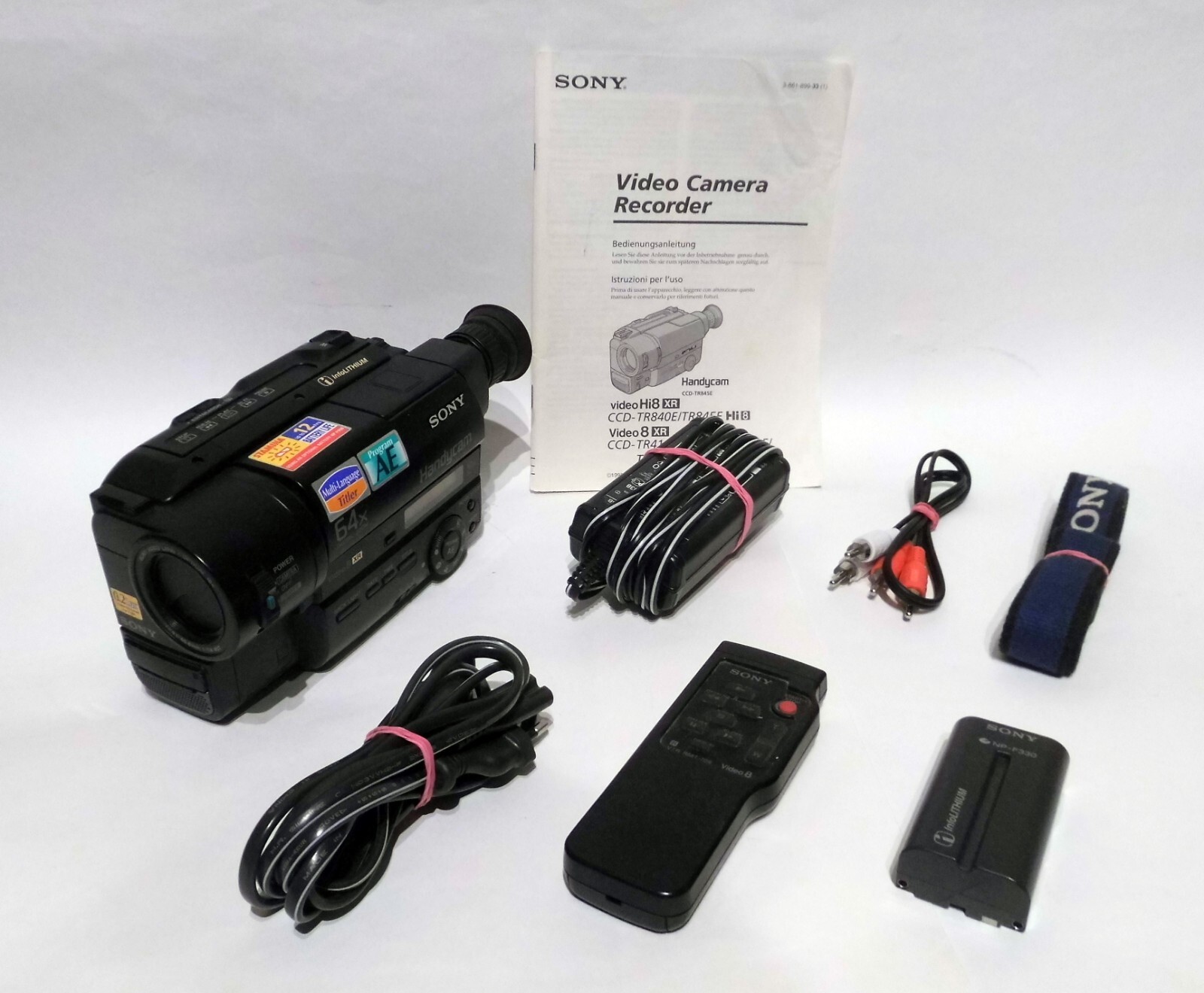 Sony Video8 Hi8 Camcorder Handycam Videokamera Digitalisieren Hi 8 eBay