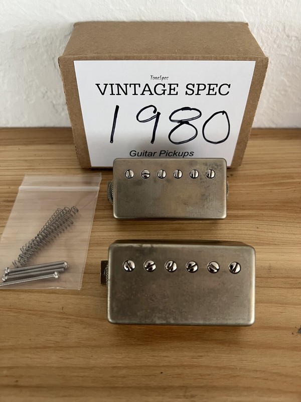 1980 Vintage Spec Gibson Tim Shaw Humbucker PAF Clone Set by Tone Specific