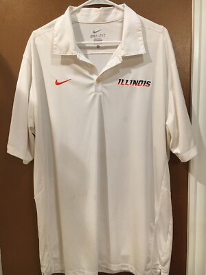 Nike Illinois Polo Dri-Fit Golf Illini 