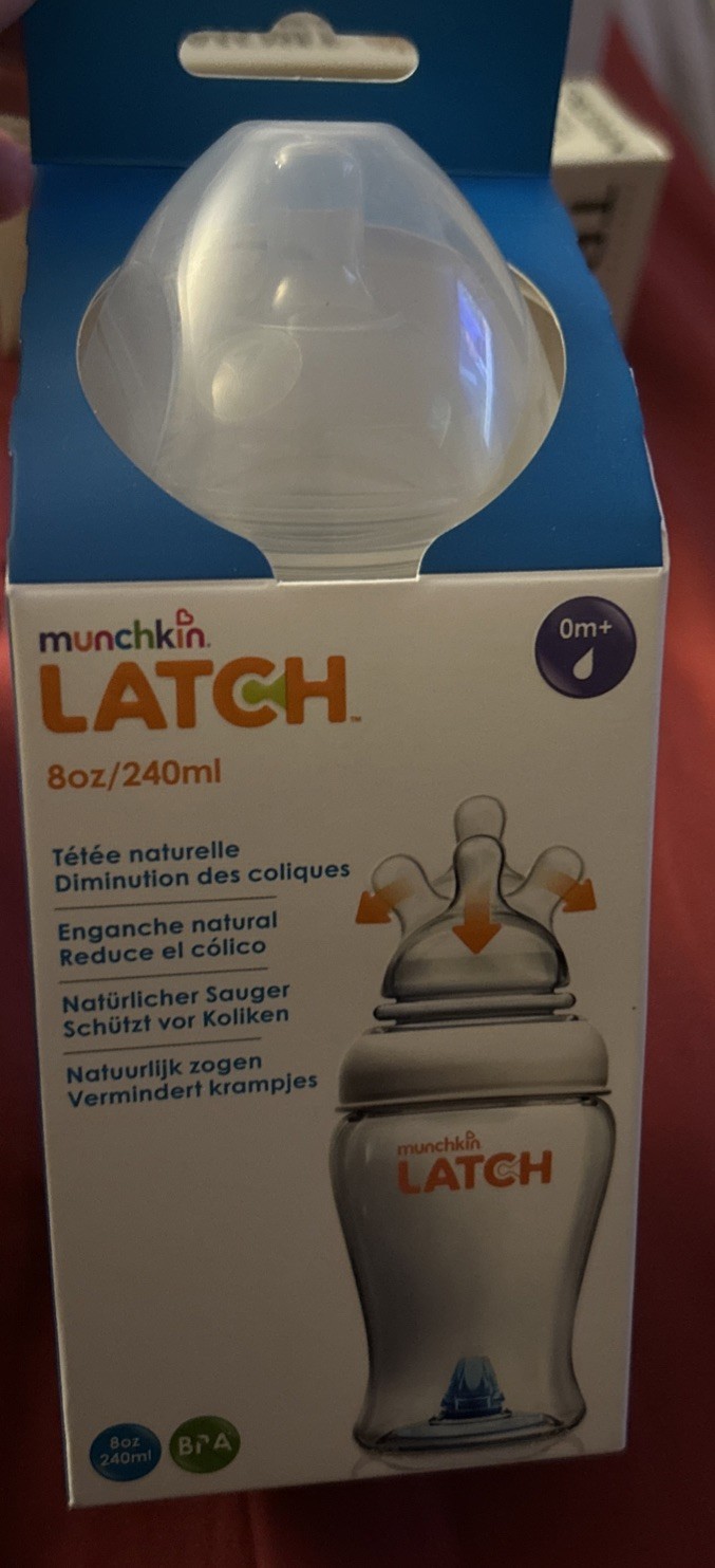 Munchkin LATCH baby bottle 8OZ 240ml 0m+ Brand New In Box