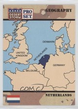 1991 Pro Set Desert Storm Geography Netherlands #38 0c4