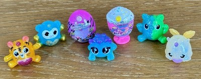 Rainbocorns Itzy Glitzy Surprise Mini Figures Unicorn Lot Of 7