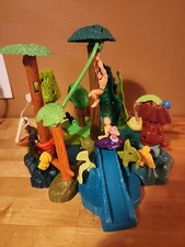 COMPLETE SET McDonald's 2000 TARZAN Chain Reaction JUNGLE SCENE Burroughs Disney