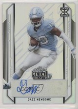 2021 Leaf Metal Draft /99 Dazz Newsome #BA-DN1 Auto 3c2