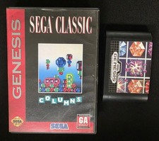 Columns (Sega Genesis, 1990) Cartridge Tested