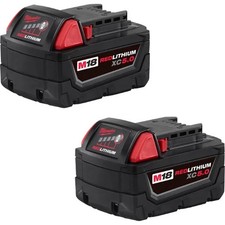 Milwaukee 48-11-1852 M18 REDLITHIUM XC5.0 Extended Capacity Battery 2-PK