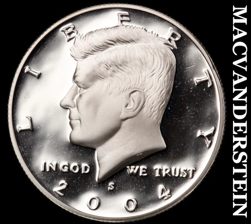 2004-S Silver Kennedy Half Dollar - Choice Gem Proof  Lustrous  #i7668